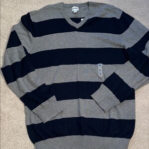NWT 100% Cotton V-Neck Sweater